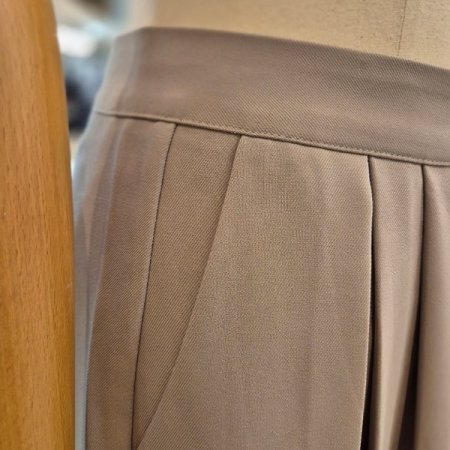 앞핀턱 롱 와이드 슬랙스