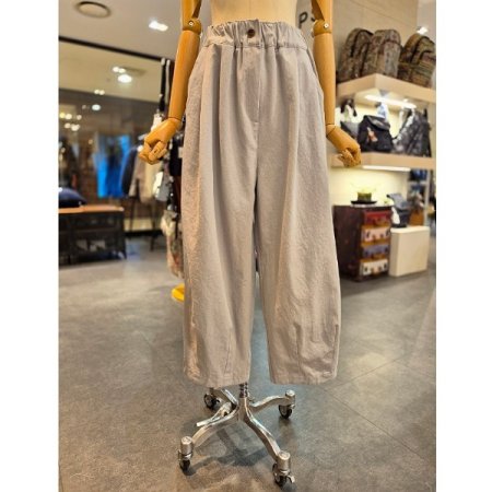 허리밴딩 코튼 배기팬츠