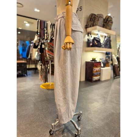 허리밴딩 코튼 배기팬츠