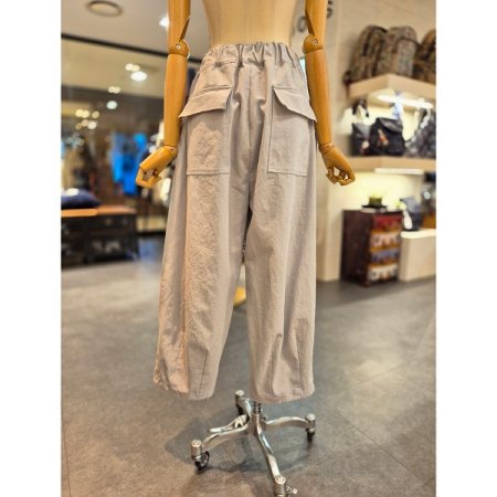 허리밴딩 코튼 배기팬츠