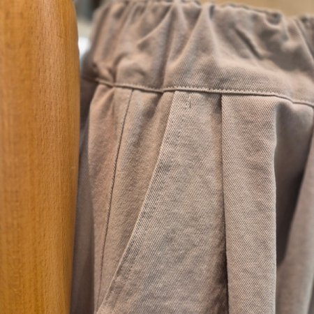 허리밴딩 코튼 배기팬츠