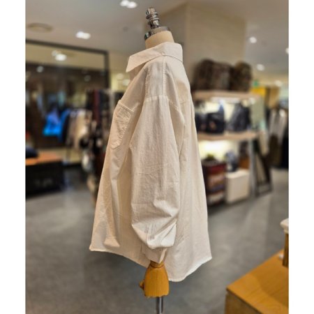 루즈핏 언발 카라 셔츠