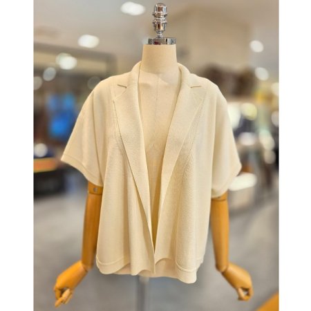 오픈형 반팔 카라 가디건