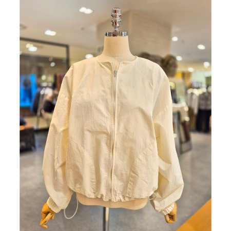 루즈핏 밑단 스트링 바람막이 점퍼