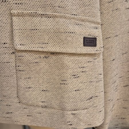 레더 배색 루즈핏 자켓