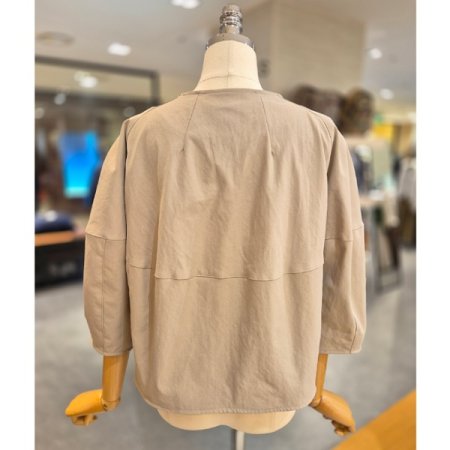 원버튼 라운드 자켓