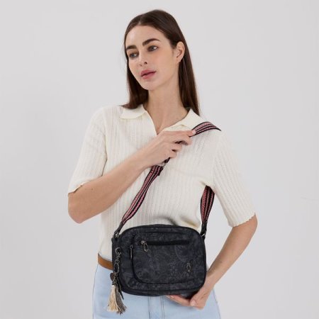 삭루츠 케이시 더블페이스 크로스백