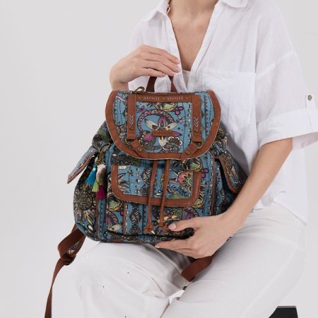 삭루츠 패턴가방 보부상백 한나 백팩