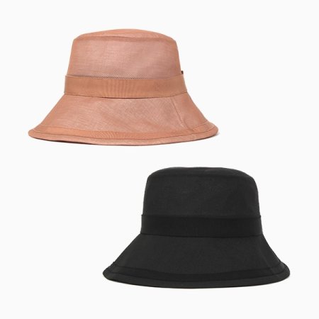 리본 디테일 벙거지