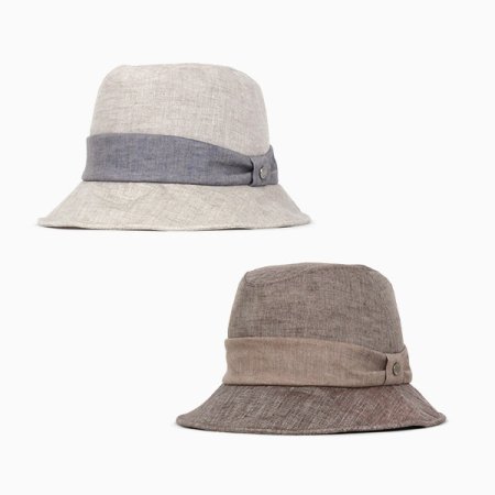 닥스모자 린넨 페도라 스타일 벙거지