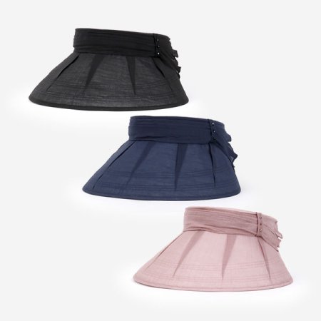 리본 장식 말이썬캡