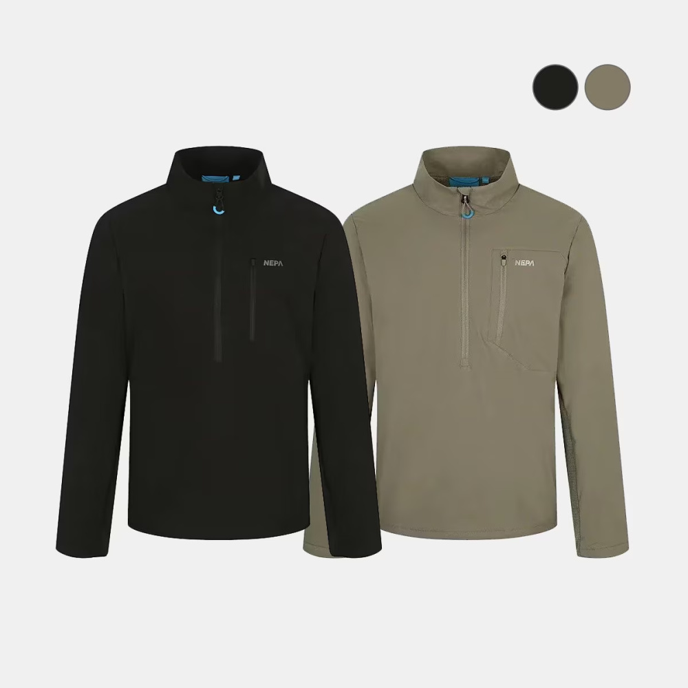 남성 랩 옥타 집업 티셔츠